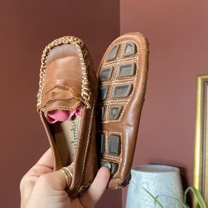 Leather toddler loafers